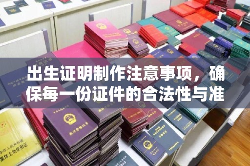 阿拉尔出生证明制作注意事项，确保每一份证件的合法性与准确性